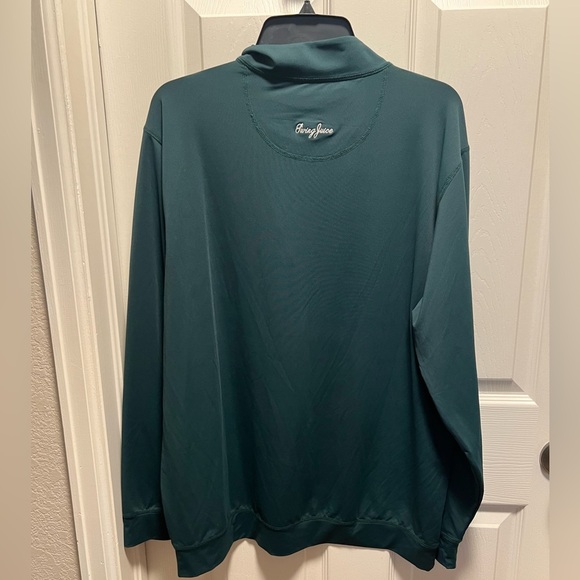 Swing Juice | Men's Long Sleeve 1/4 Zip Green Pullover Sz L - Picture 2 of 8